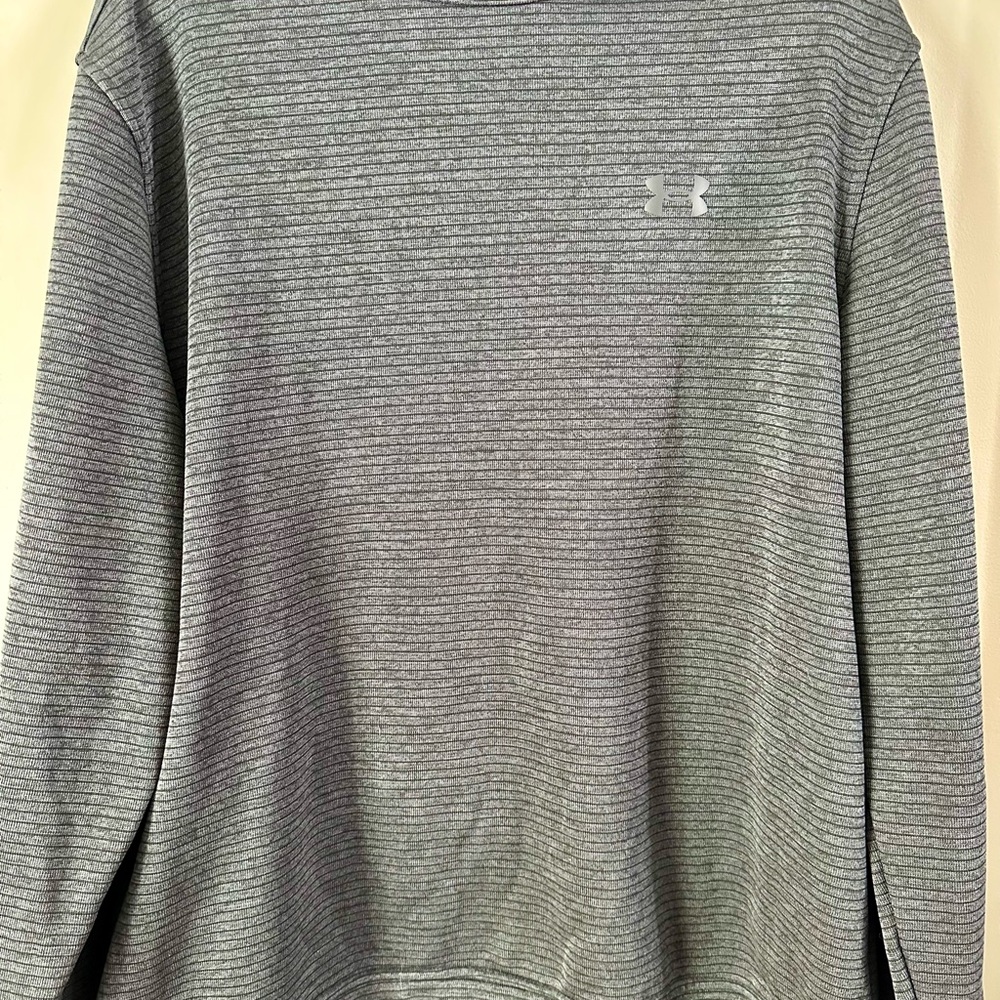 Under Armour Gray Striped Sweatshirt